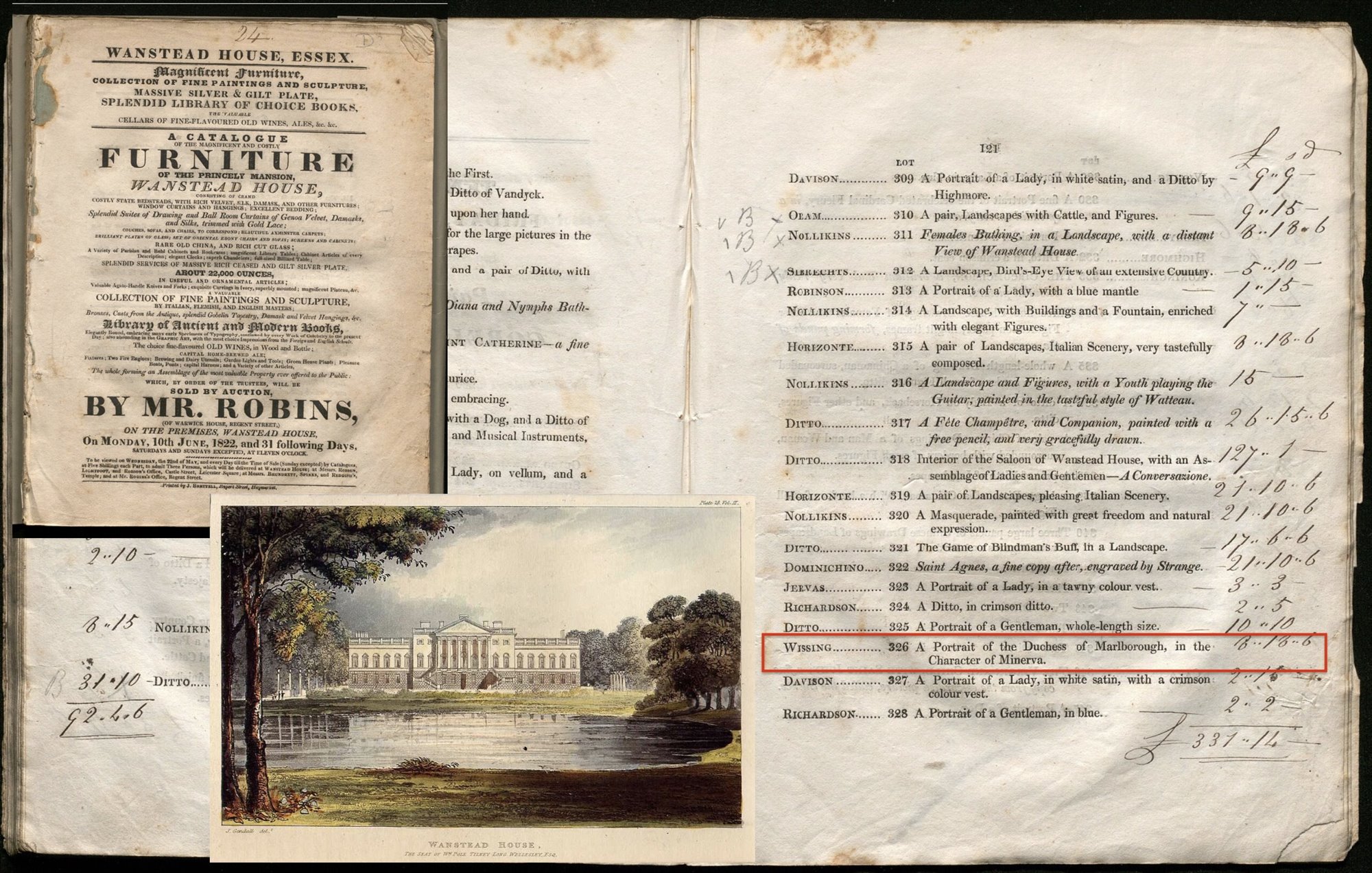 Ritratto della Duchessa di Marlborough come Minerva